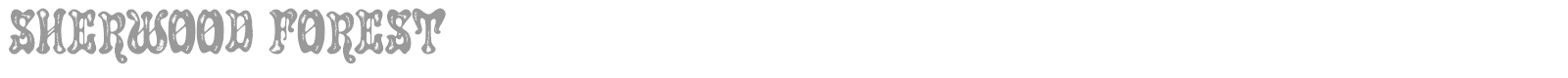 Sherwood Forest font preview